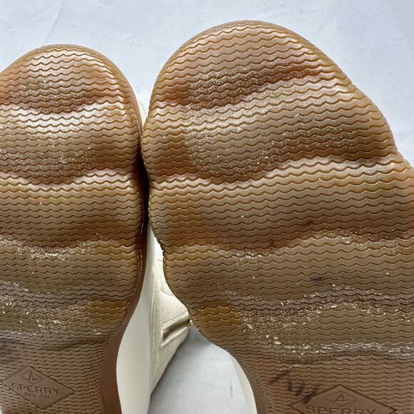 Sperry Syren Gulf Duck Boots Iridescent Angora White Women's Size 9M - Picture 9 of 10